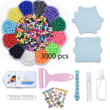 Load image into Gallery viewer, DIY Fuse Beads Magic Water Creative beads set Pen Tweezer Pegboard Kit Accessories Girls Gift kids toys for Children 8 10 years