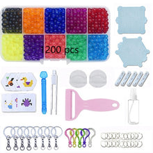 Load image into Gallery viewer, DIY Fuse Beads Magic Water Creative beads set Pen Tweezer Pegboard Kit Accessories Girls Gift kids toys for Children 8 10 years