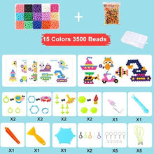 Load image into Gallery viewer, 42color 13200Pcs DIY Handmade Beads Toy 3D Puzzles Beados Magic Sticky Water Beads Educational Toys Bead for Kids Children Gift