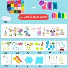 Load image into Gallery viewer, 42color 13200Pcs DIY Handmade Beads Toy 3D Puzzles Beados Magic Sticky Water Beads Educational Toys Bead for Kids Children Gift